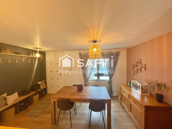 maison plain pied, 3 chambres, garage, terrain clos