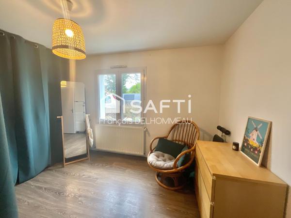 maison plain pied, 3 chambres, garage, terrain clos