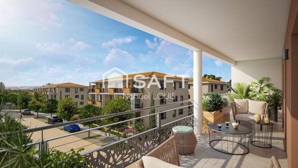 À saisir : T3 neuf avec terrasse et parking