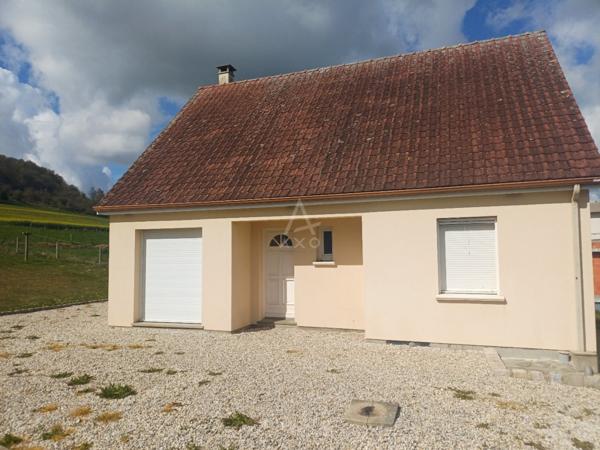 A  15 m de Dieppe Maison a vendre de type F 5   sur sous sol complet  terrain 1500 m² St Germain d' étable