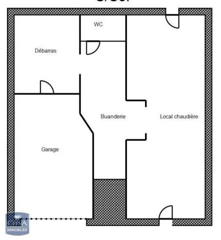 Maison à louer 3 pièces 55.58m² Nantes (44100)