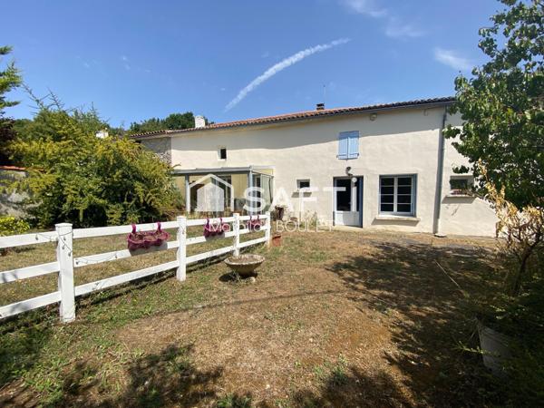 Maison de campagne avec 2 chambres, jardin, garage