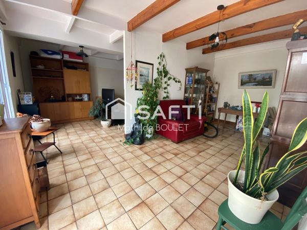 Maison de campagne avec 2 chambres, jardin, garage