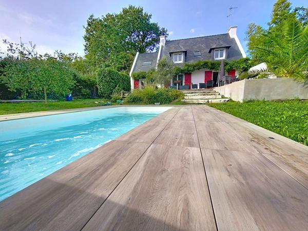 MAISON AVEC PISCINE 4 CHAMBRES A VENDRE PLOEMEUR
