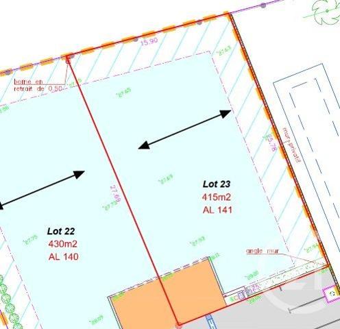 Terrain à vendre  415 m2 CHATEAURENARD - 13