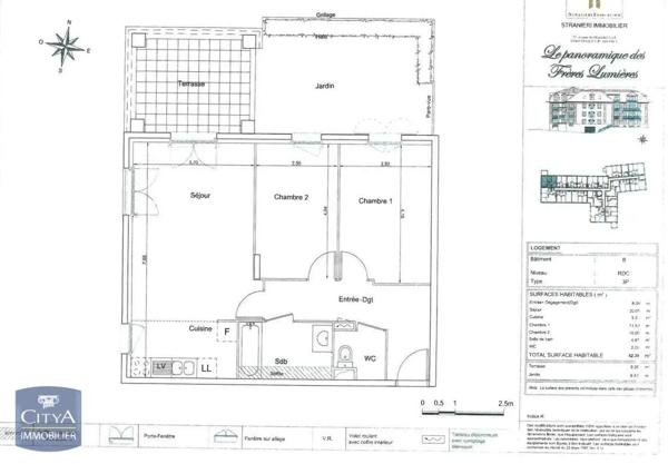 Appartement à louer 3 pièces 62.39m² Évreux (27000)