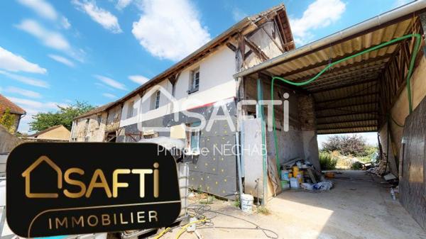 Projet corps de ferme 360m2 sur 1152m2 de terrain.