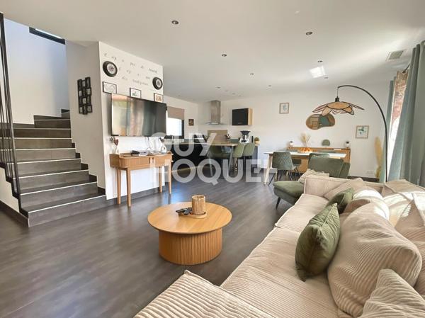 CANOHES, Maison 130 m², 4 chambres + bureau, garage et piscine