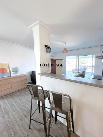 Saint-Palais-sur-Mer (17420) Aperçu océan - Appartement T3 de 67m2 centre-ville de Saint Palais - prix de vente 451500€ HAI