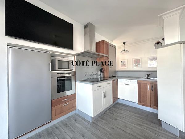 Saint-Palais-sur-Mer (17420) Aperçu océan - Appartement T3 de 67m2 centre-ville de Saint Palais - prix de vente 451500€ HAI