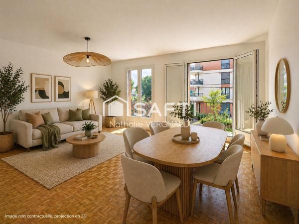 APPARTEMENT FAMILIAL LUMINEUX ET TRAVERSANT