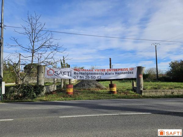 CAZERES 31220-Terrain–2 012 m²–AVENUE DE TOULOUSE