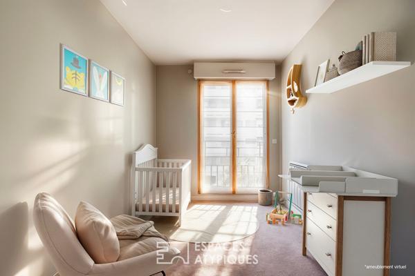 Appartement avec balcon proche bois, Plateau de Saint-Maurice