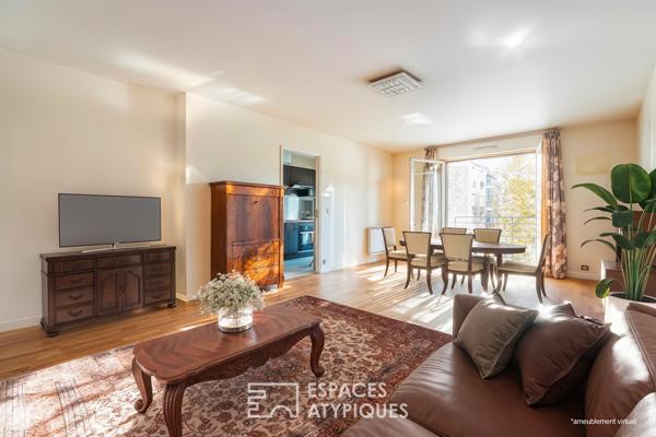 Appartement avec balcon proche bois, Plateau de Saint-Maurice