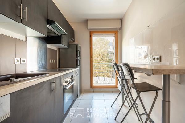 Appartement avec balcon proche bois, Plateau de Saint-Maurice