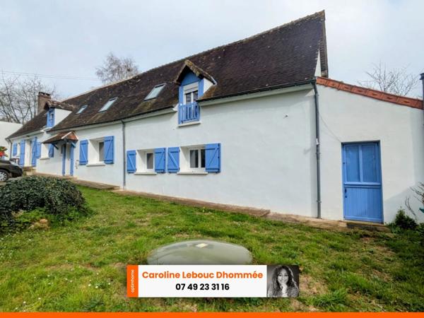 Longère 190m² 6 chambres parc 6000m²