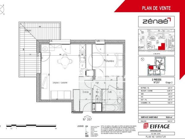 Location Appartement 2 pièces 50.04 m² - 70 AVENUE DES MARTYRS Grenoble 38000
