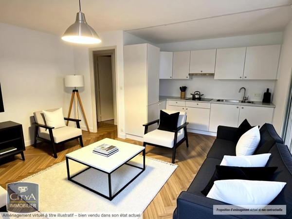 Appartement à vendre 2 pièces 38.58m²