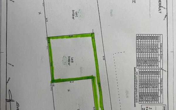 Terrain à vendre    Mèze