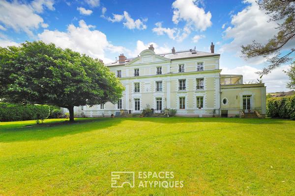 Appartement de charme avec terrasse au sein d’un Château