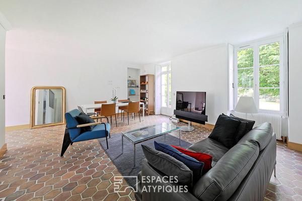 Appartement de charme avec terrasse au sein d’un Château