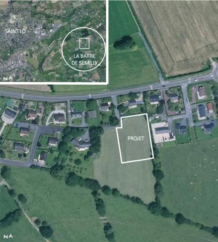 Achat - Terrain à bâtir La Barre-de-Semilly 50810 450 m 2 707 m 2