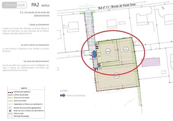 Achat - Terrain à bâtir La Barre-de-Semilly 50810 450 m 2 707 m 2