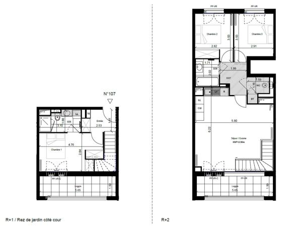 Appartement 4 pièces de 77.96 m² - Saint-Germain-en-Laye