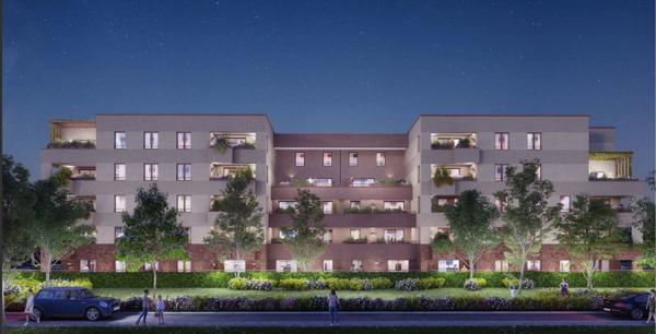 Beau T2 Neuf de 42,30 m² avec balcon (9 m²) & stationnement inclus
