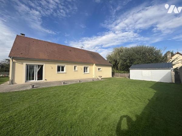 CAEN OUEST / SECTEUR MOUEN - MAISON D'HABITATION DE PLAIN-PIED AVEC JARDIN