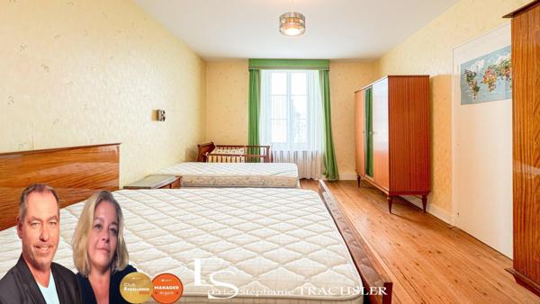 Maison de ville bourgeoise à Connerré – 159 m², 3 chambres, jardin et dépendance