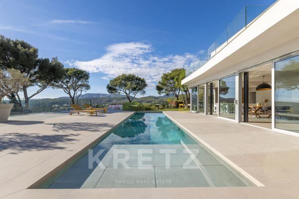 Maison contemporaine avec vue d'exception