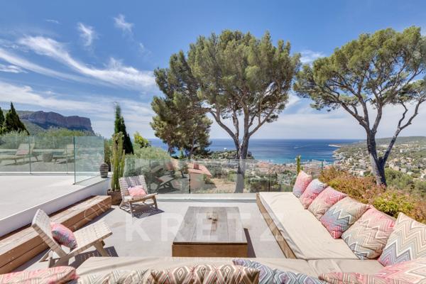 Maison contemporaine avec vue d'exception