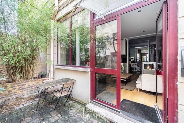 Esprit loft avec extérieur aux Batignolles