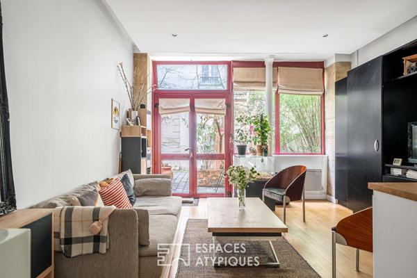 Esprit loft avec extérieur aux Batignolles