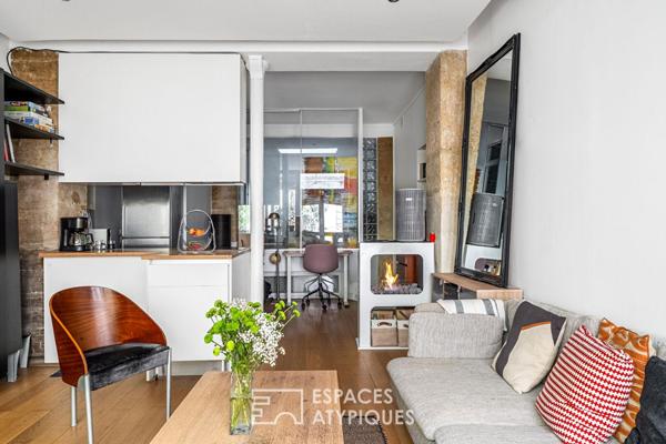 Esprit loft avec extérieur aux Batignolles