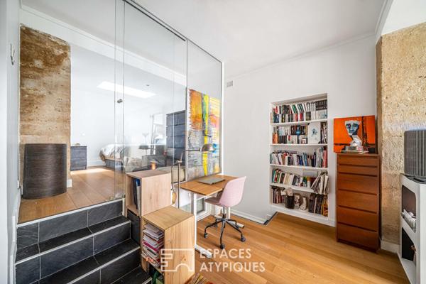 Esprit loft avec extérieur aux Batignolles