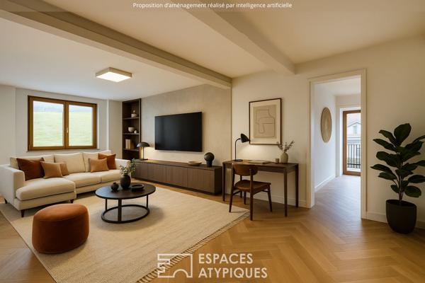 Appartement atypique à repenser