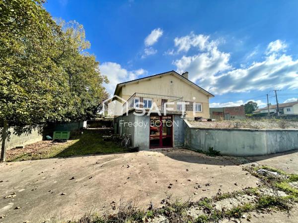 Maison avec terrain et étangs – fort potentiel !