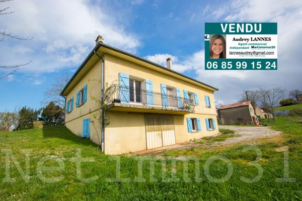 maison de plain pied avec sous sol complet et jardin