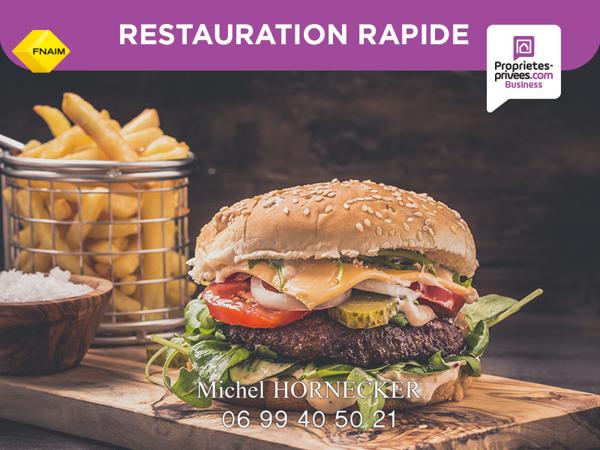 NARBONNE - Restauration rapide 300 m² , 132 m² de surface de vente