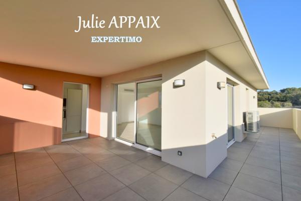Fréjus (83600) Fréjus – Dernier étage – 4P 84,74 m² – Grandes terrasses – Calme – Box + Parking