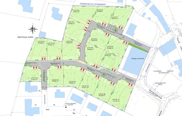 TERRAIN À BÂTIR - VIABILISÉ - 551 m2 - LIBRE CONSTRUCTEUR
