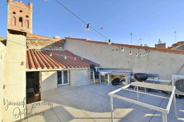 GRANDE MAISON DE VILLAGE DE 142 M² AVEC TERRASSE - RIVESALTES (66600)