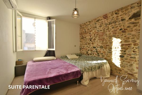 GRANDE MAISON DE VILLAGE DE 142 M² AVEC TERRASSE - RIVESALTES (66600)