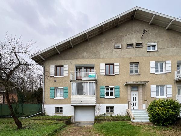 BAR LE DUC : appartement lumineux 6 pièces, 4 chambres, avec garage et jardin