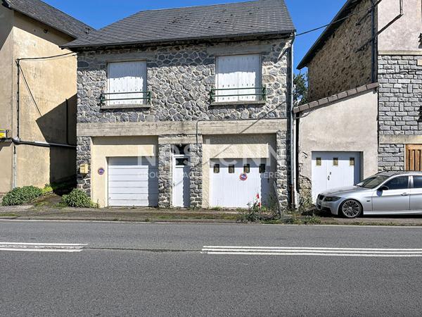Ensemble immobilier de rapport avec commerce, logements et maison ? Saint-Germain-les-Vergnes