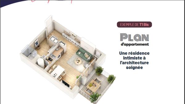 PROGRAMME NEUF LIVRAISON  4T2027 Appartement T1 a Luisant 28