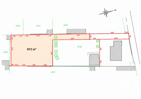 Terrain à vendre 613 m² Tonnay-Charente