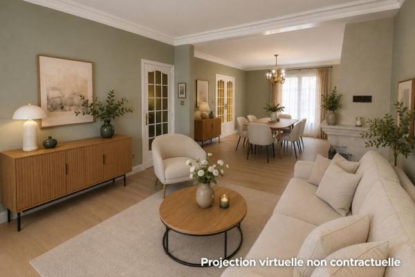 Maison 3 chambres avec jardin et garage à vendre au Mans proche centre-ville
